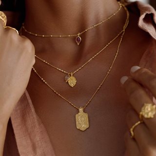 Ananda Soul - Through It All - Halskæde - Guld - Rose